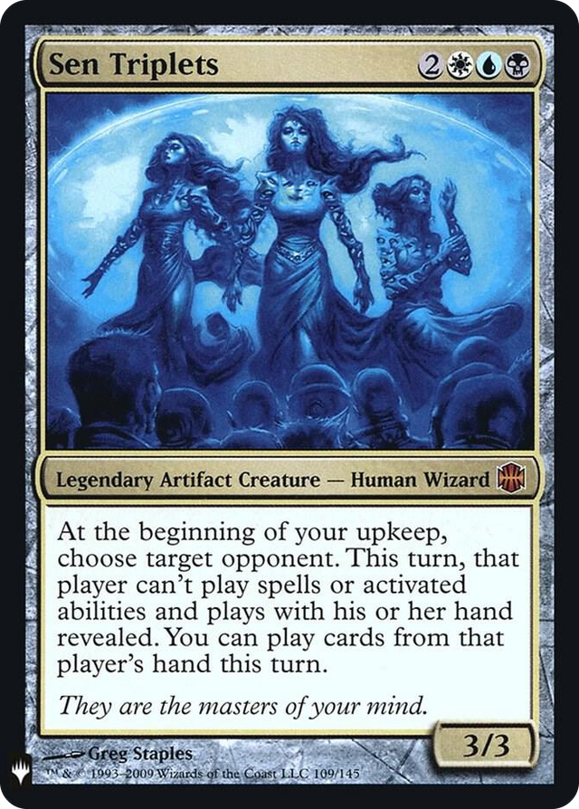 0109 Sen Triplets M The List Reprints
