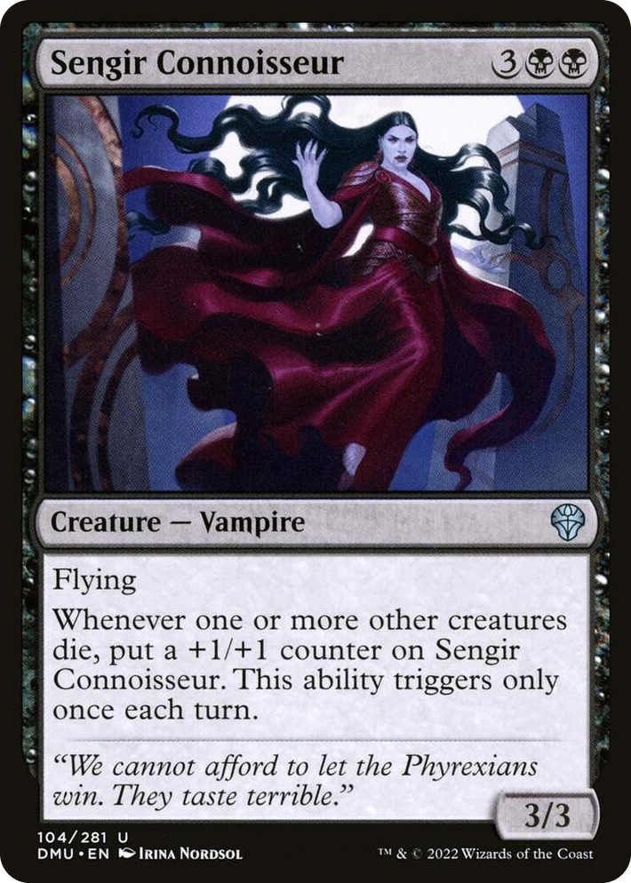 0104 Sengir Connoisseur U Dominaria United