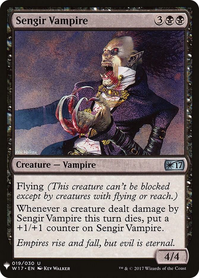0019 Sengir Vampire U The List Reprints