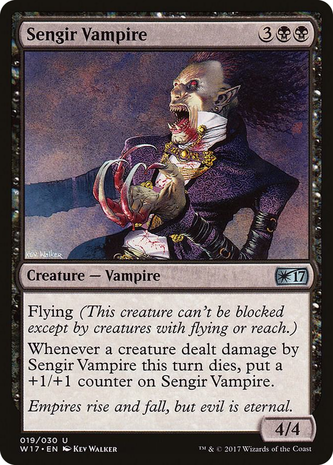 Sengir Vampire #19 U - Welcome Deck 2017 Pokemon card