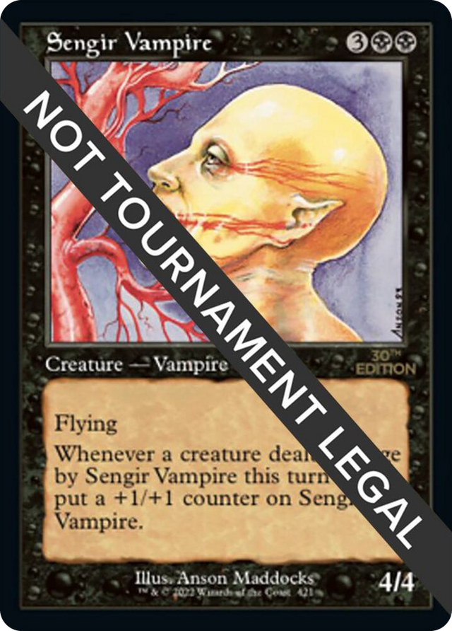 0421 Sengir Vampire (Retro Frame) U 30th Anniversary Edition