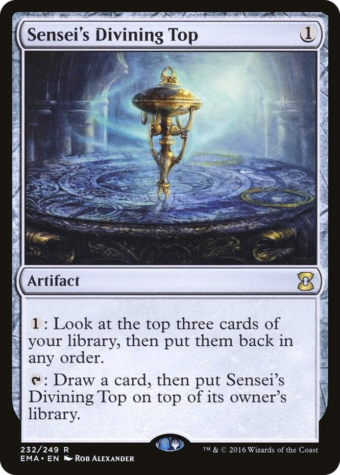 Sensei's Divining Top #232 R - Eternal Masters Pokemon card