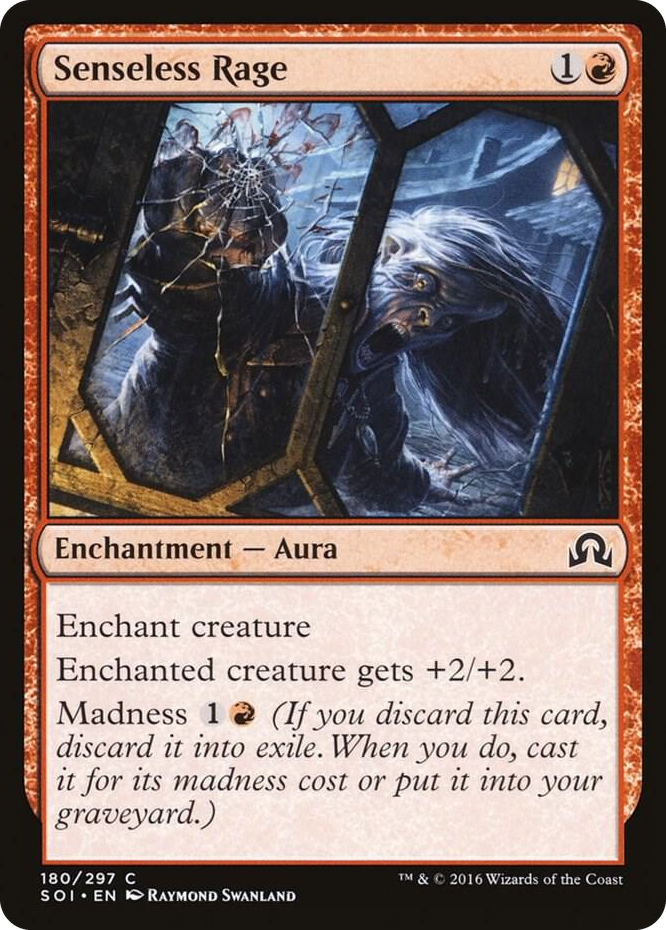 Senseless Rage #180 C - Shadows over Innistrad Pokemon card