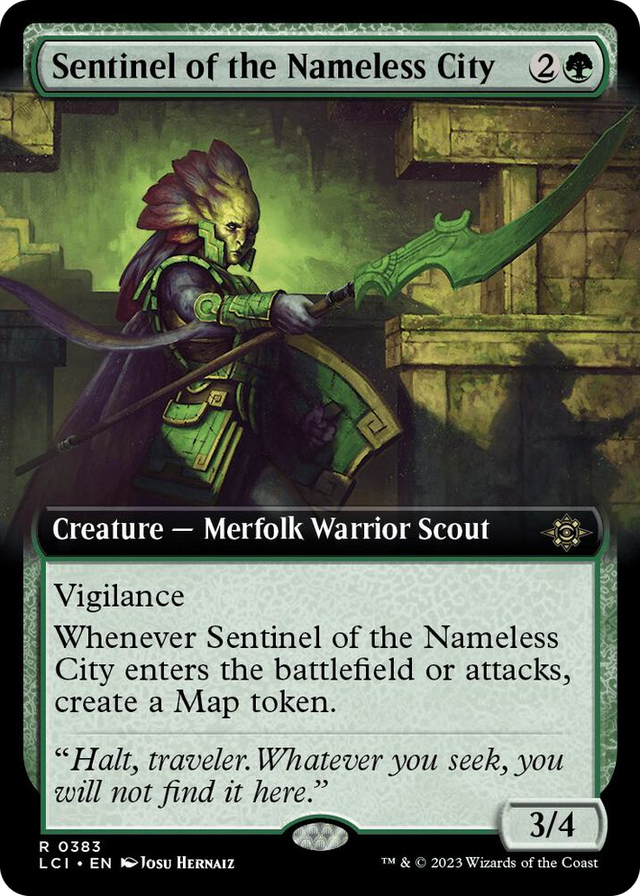0383 Sentinel of the Nameless City (Extended Art) R The Lost Caverns of Ixalan
