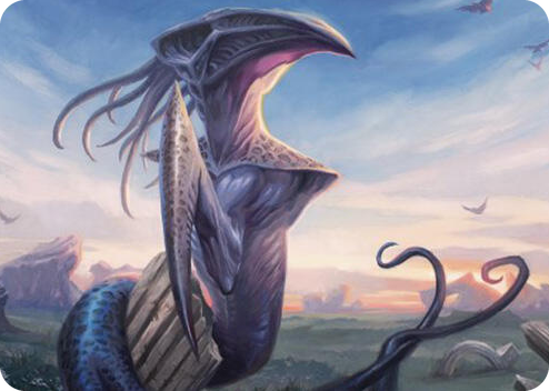 0076 Sentinel Sliver Art Card S Art Series: Commander Masters