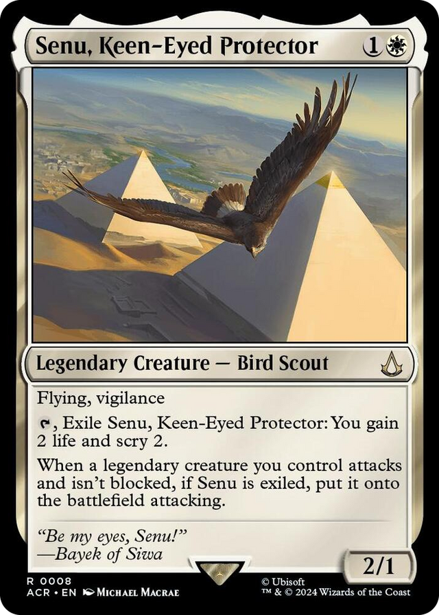0008 Senu, Keen-Eyed Protector R Universes Beyond: Assassin's Creed