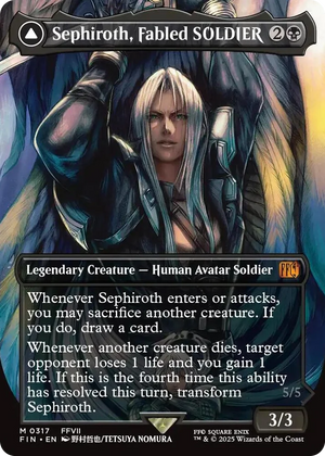 0317 Sephiroth, Fabled SOLDIER (0317) (Borderless) M FINAL FANTASY