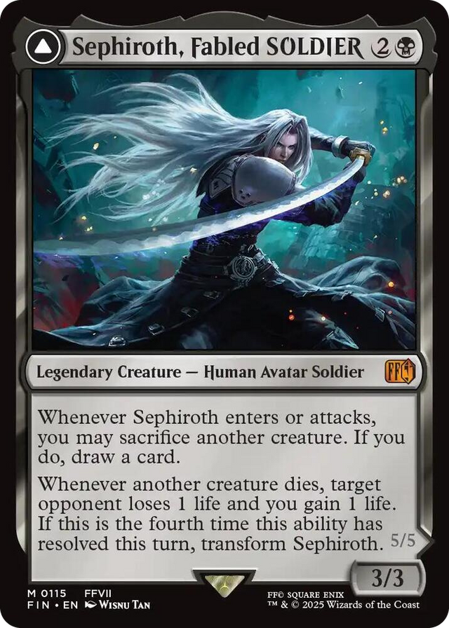 0115 Sephiroth, Fabled SOLDIER M FINAL FANTASY