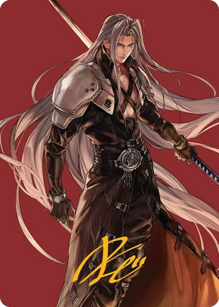 Sephiroth, Fabled SOLDIER Art Card (Gold-Stamped Signature) #44 S - Art Series: FINAL FANTASY Pokemon card