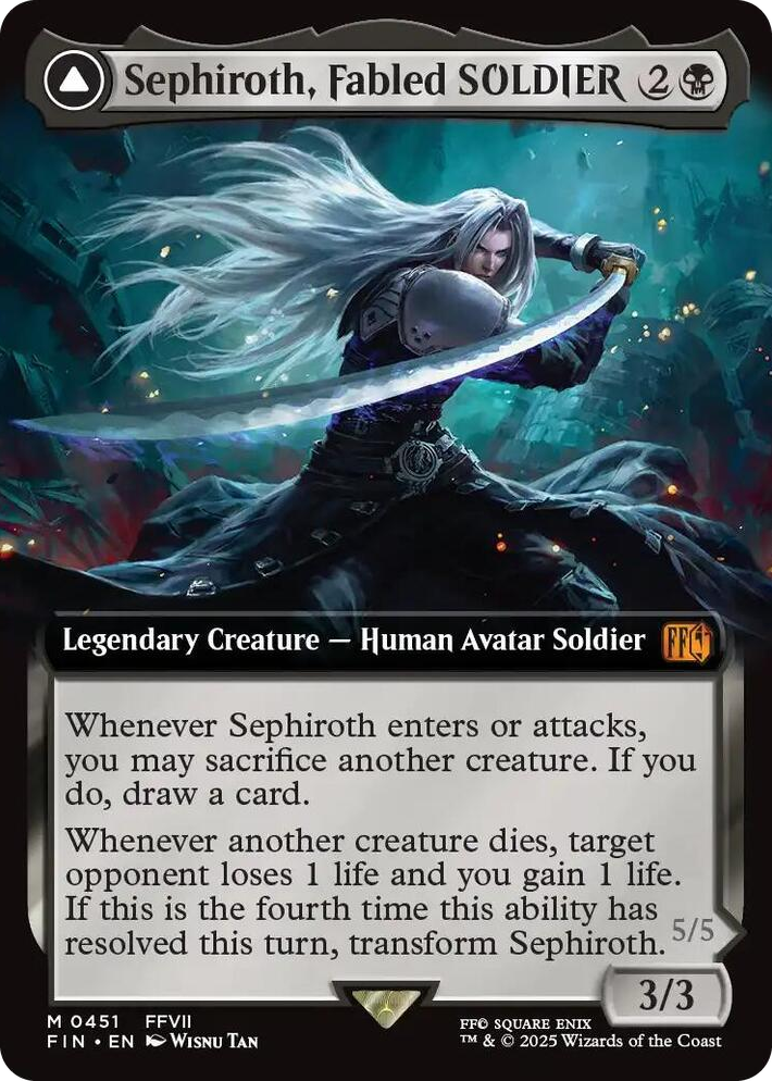 0451 Sephiroth, Fabled SOLDIER (Extended Art) M FINAL FANTASY