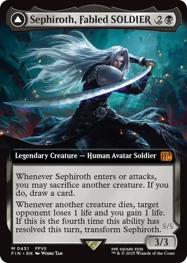 0451 Sephiroth, Fabled SOLDIER (Extended Art) M FINAL FANTASY