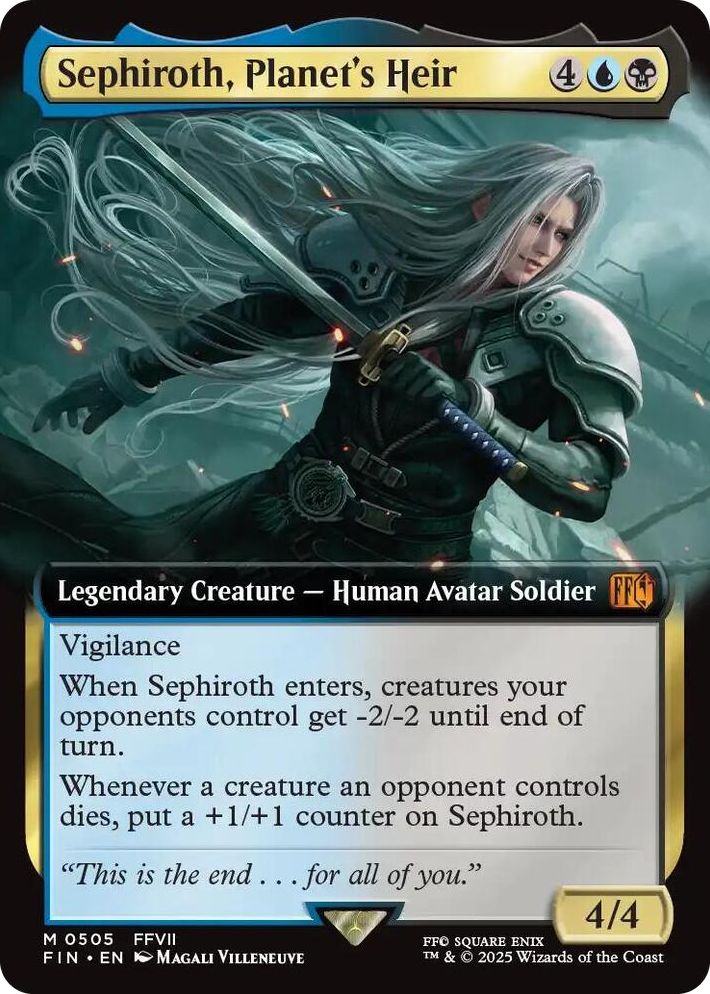 0505 Sephiroth, Planet's Heir (Extended Art) M FINAL FANTASY