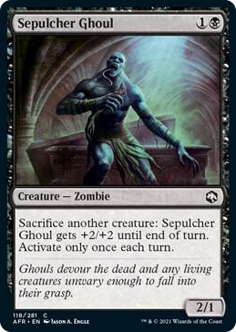 0118 Sepulcher Ghoul C Adventures in the Forgotten Realms