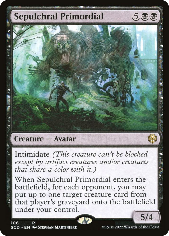 0106 Sepulchral Primordial R Starter Commander Decks