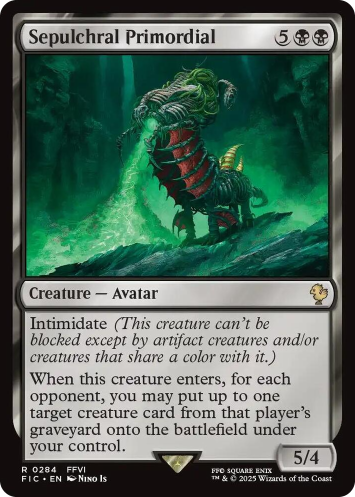 0284 Sepulchral Primordial R Commander: FINAL FANTASY