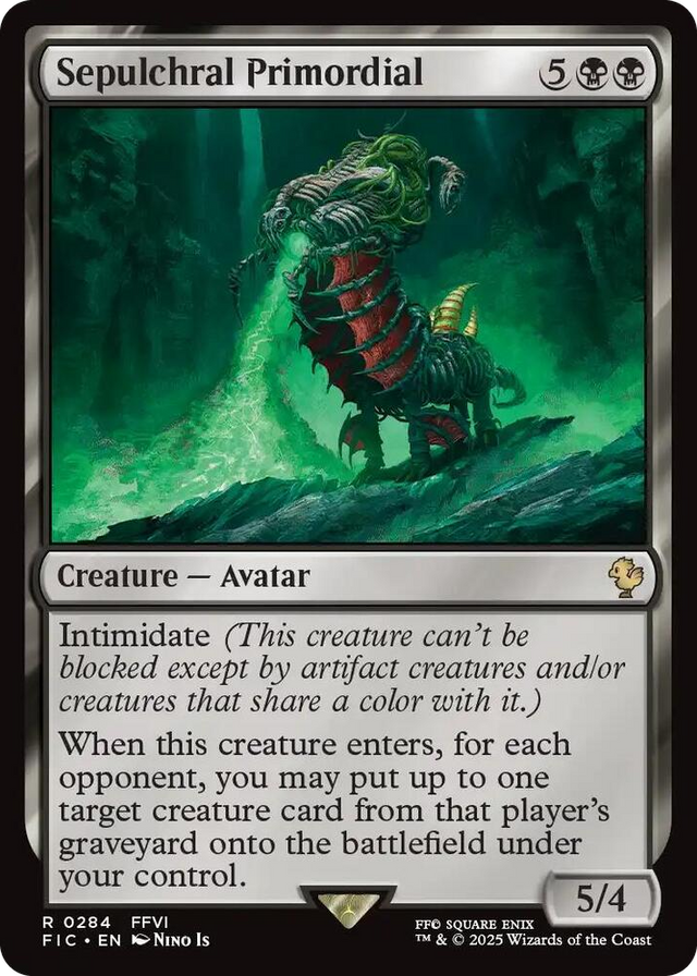 0284 Sepulchral Primordial R Commander: FINAL FANTASY