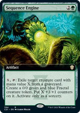 0394 Sequence Engine (Extended Art) R Commander 2021