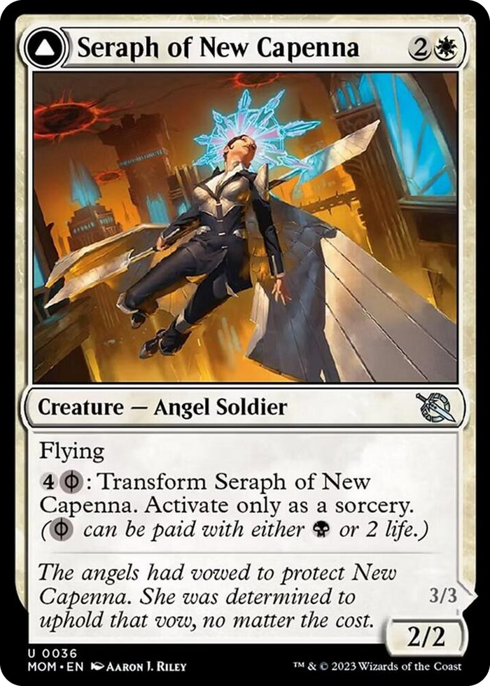 Seraph of New Capenna #36 U - March of the Machine Pokemon card