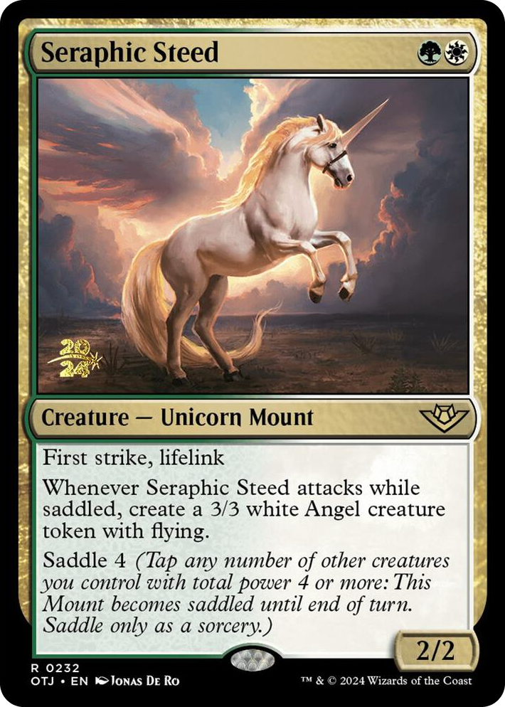 0232 Seraphic Steed R Prerelease Cards
