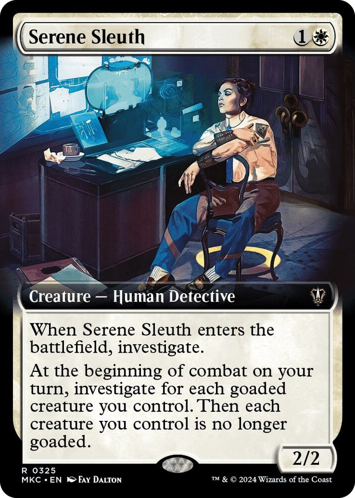 0325 Serene Sleuth (Extended Art) R Commander: Murders at Karlov Manor