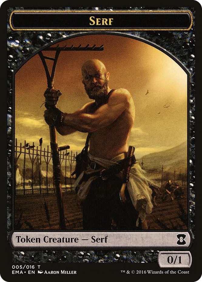 Serf Token #5 T - Eternal Masters Pokemon card