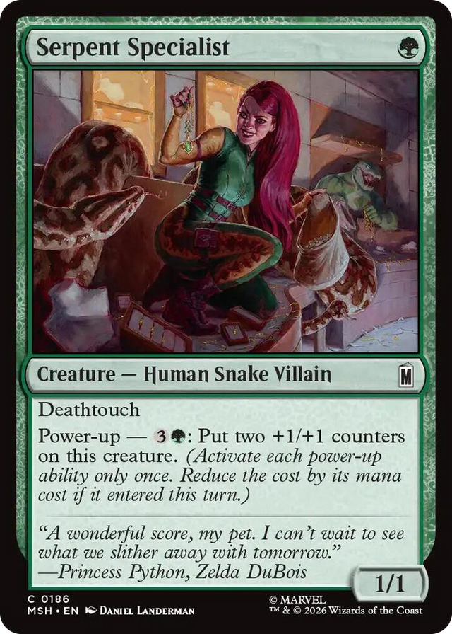 0186 Serpent Specialist C Marvel Super Heroes