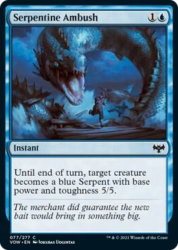 0077 Serpentine Ambush C Innistrad: Crimson Vow