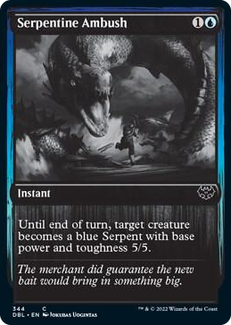 0344 Serpentine Ambush C Innistrad: Double Feature