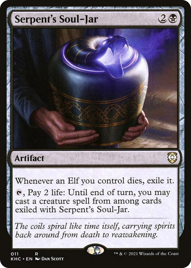 0011 Serpent's Soul-Jar R Commander: Kaldheim