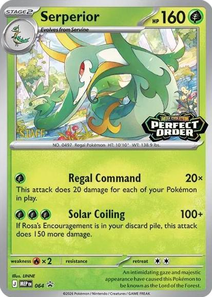 0064 Serperior - 064 [Staff] Promo Mega Evolution Promo