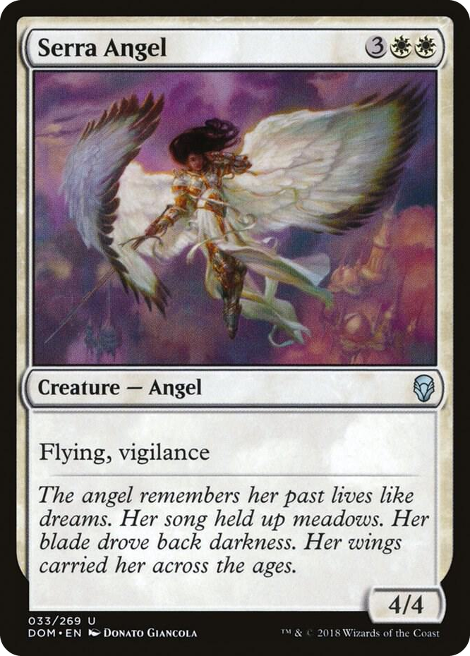 0033 Serra Angel U Dominaria