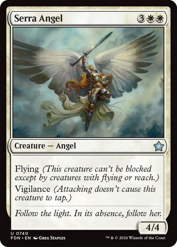 0740 Serra Angel (0740) U Foundations