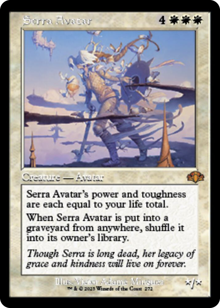 0272 Serra Avatar (Retro Frame) M Dominaria Remastered