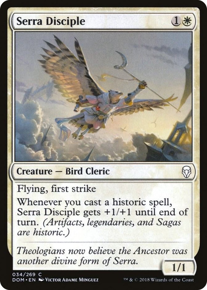 0034 Serra Disciple C Dominaria