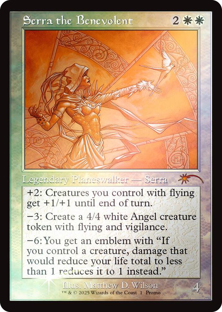 0001 Serra the Benevolent (Retro Frame) P MagicFest Cards