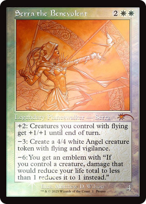 0001 Serra the Benevolent (Retro Frame) P MagicFest Cards