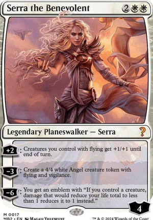 0017 Serra the Benevolent (White Border) M Mystery Booster 2