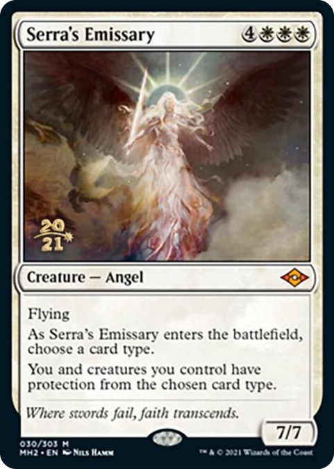 Serra's Emissary #30 M - Prerelease Cards Pokemon card
