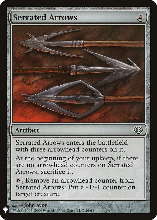 Serrated Arrows #20 C - The List Reprints Pokemon card