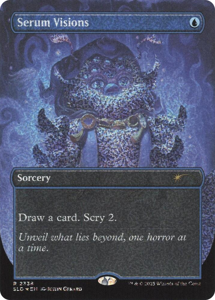 Serum Visions (2338) (Confetti Foil) #2338 R - Secret Lair Drop Series Pokemon card