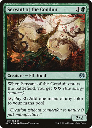 0169 Servant of the Conduit U Kaladesh