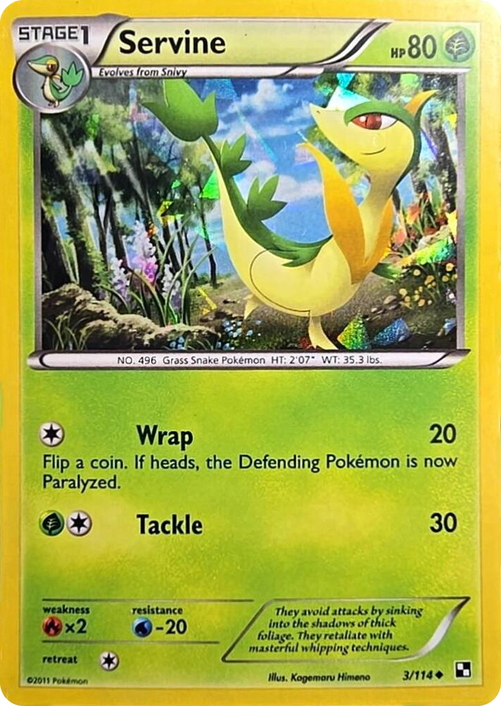 0003 Servine - 3/114 (Cracked Ice Holo) Promo Miscellaneous Cards & Products