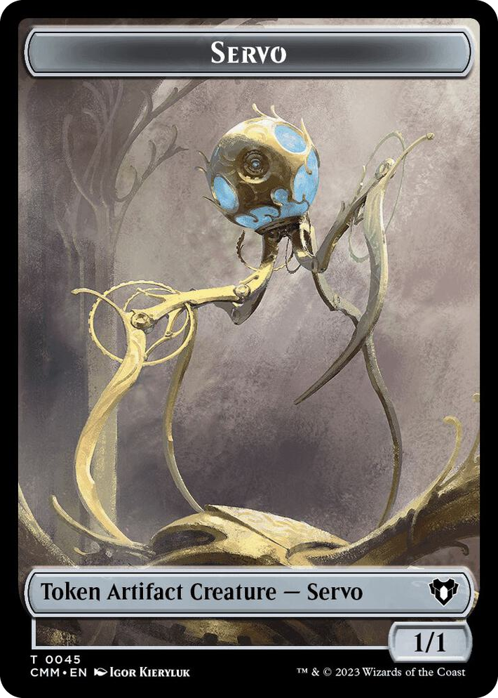 0045 Servo // Assassin Double-Sided Token T Commander Masters