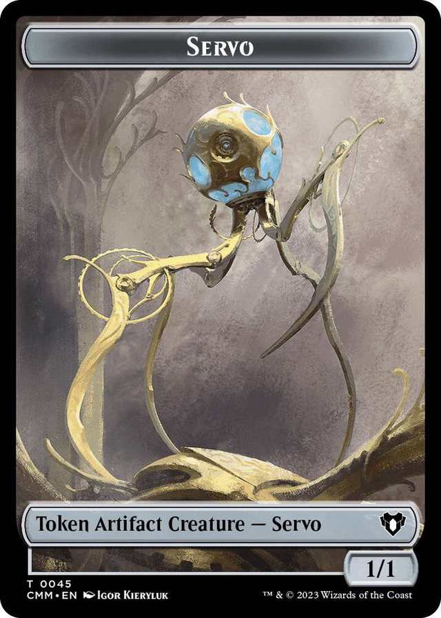 0045 Servo // Assassin Double-Sided Token T Commander Masters