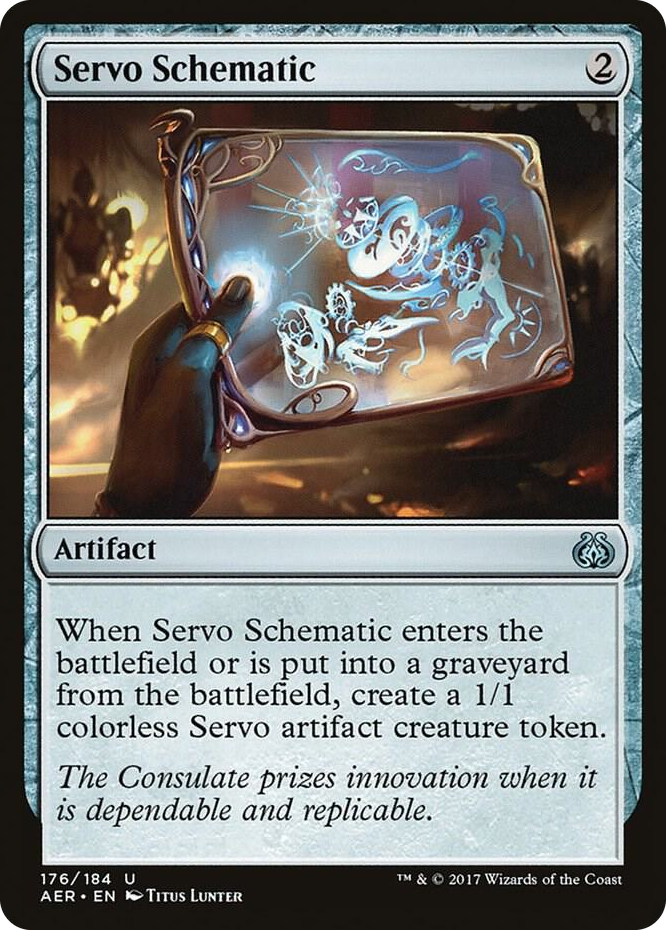 Servo Schematic #176 U - Aether Revolt Pokemon card