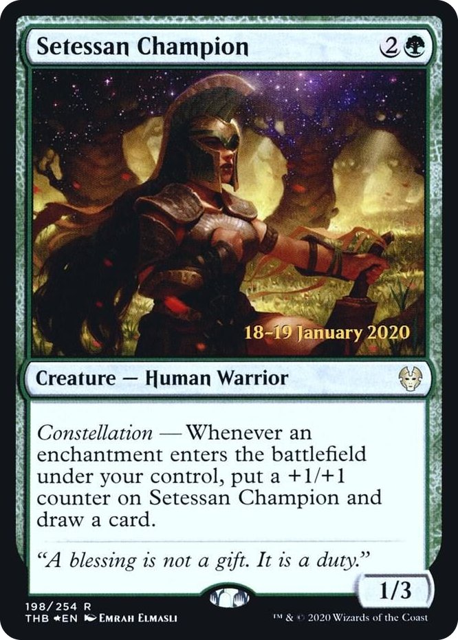 0198 Setessan Champion R Prerelease Cards
