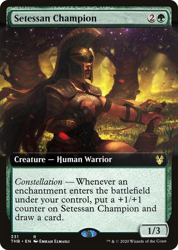 0331 Setessan Champion (Extended Art) R Theros Beyond Death