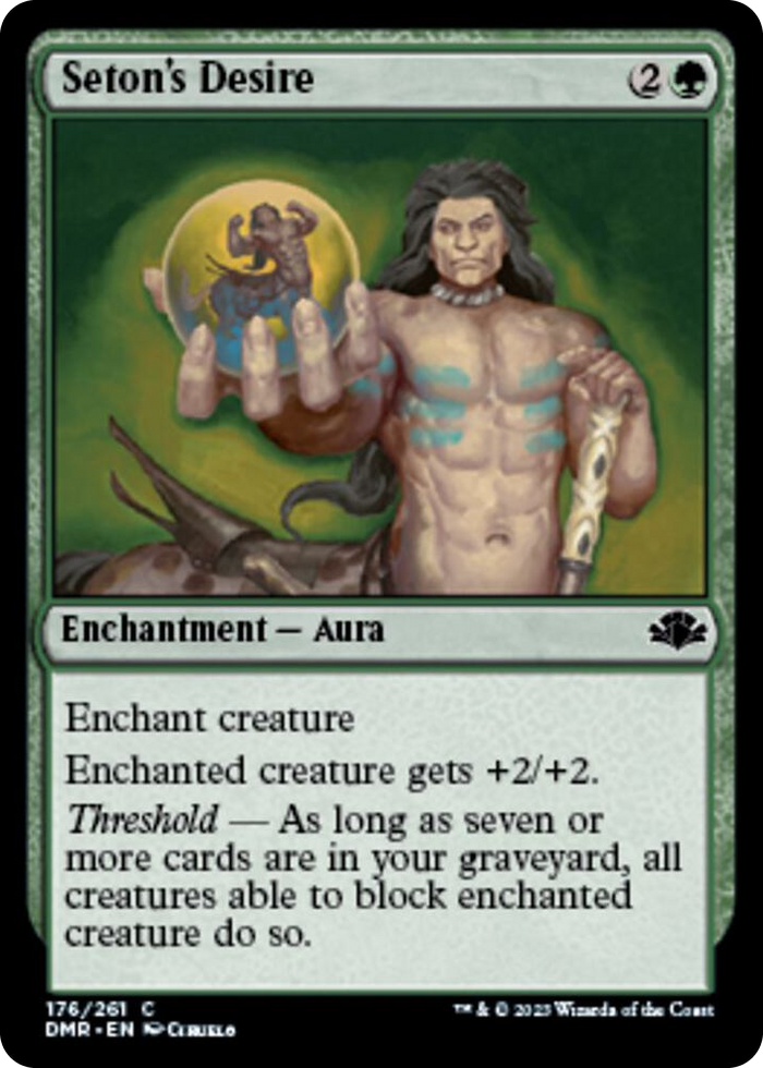 Seton's Desire #176 C - Dominaria Remastered Pokemon card
