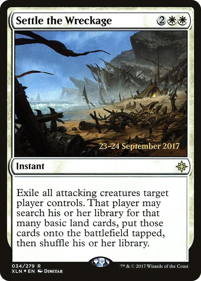 0034 Settle the Wreckage R Prerelease Cards