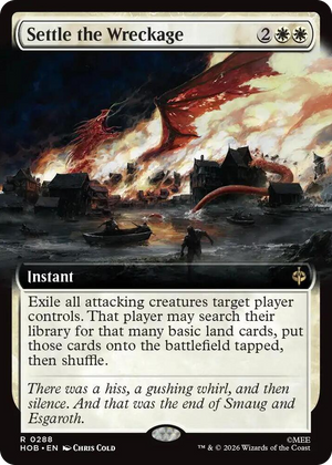 0288 Settle the Wreckage (Extended Art) R The Hobbit